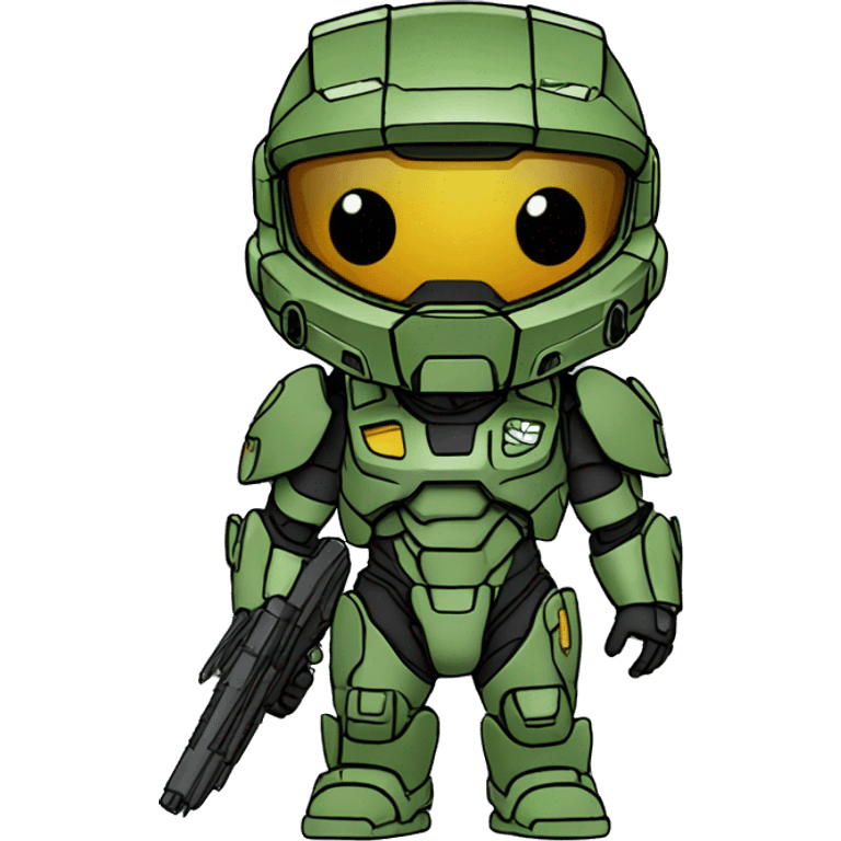 Master Chief anime chibi style  emoji