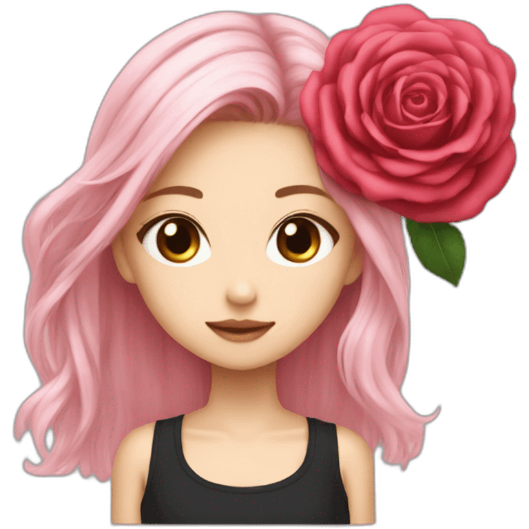 rose blackpink emoji