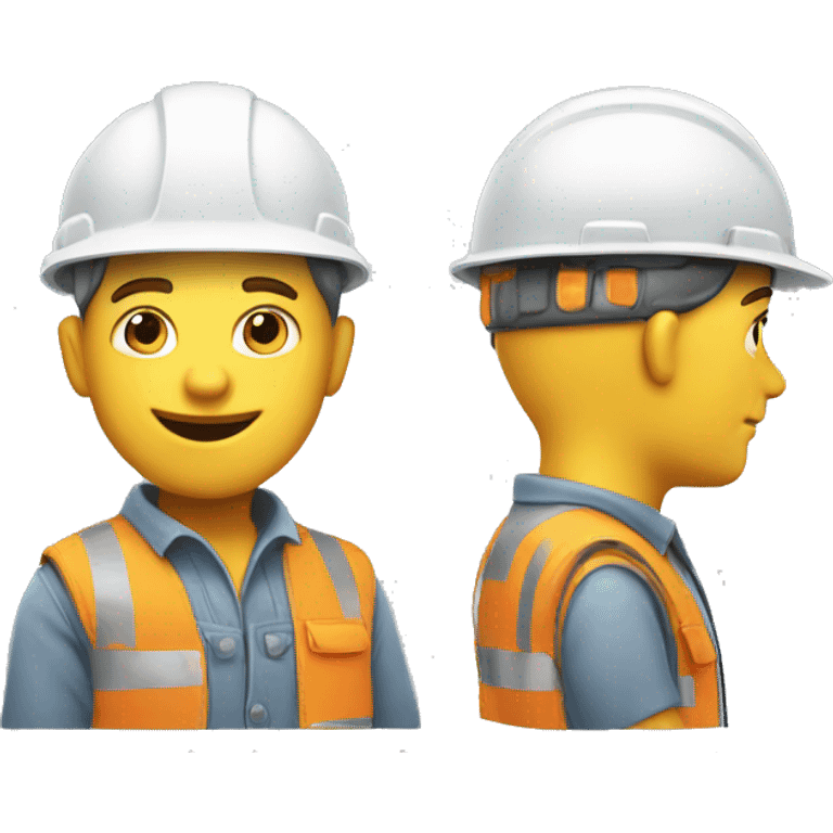 
Builder man giving cool emoji