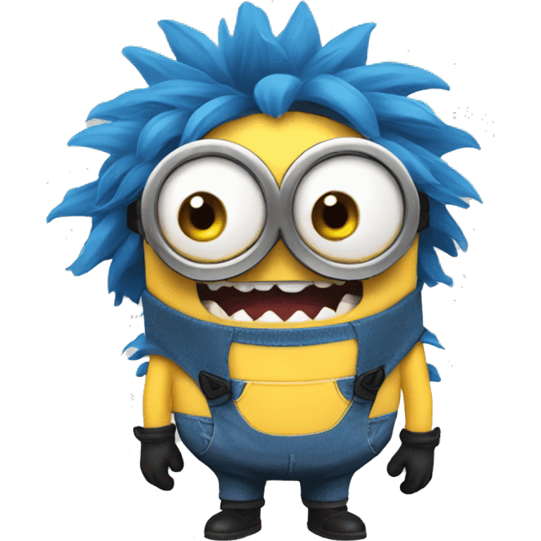  minion with big teeth emoji