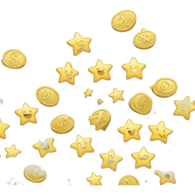 Money stars  emoji