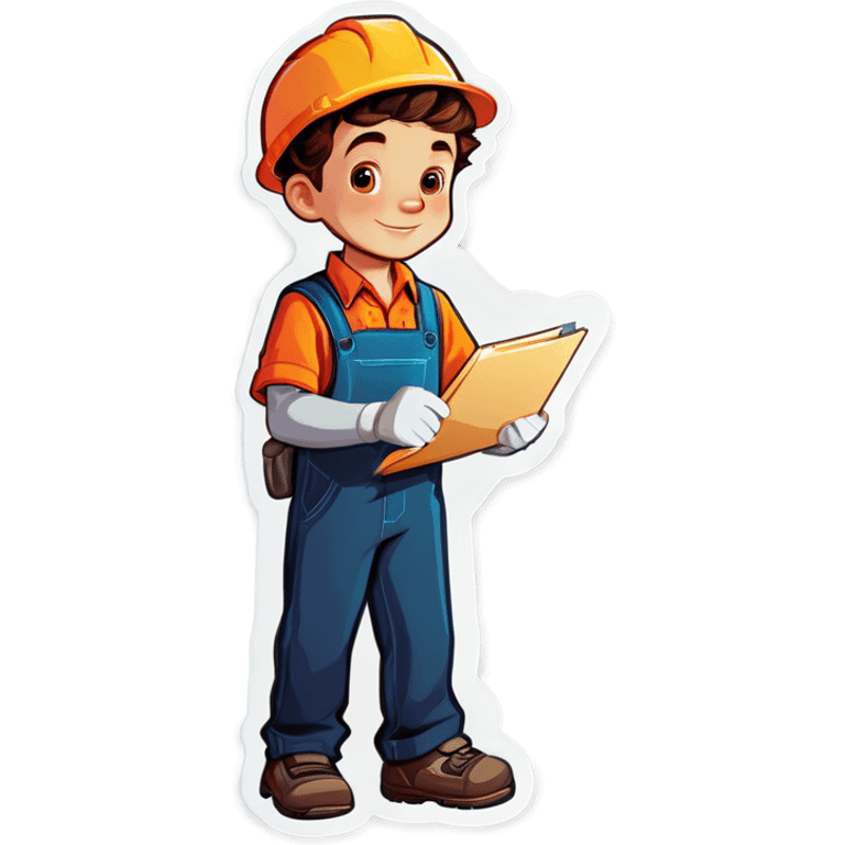 Boy working emoji