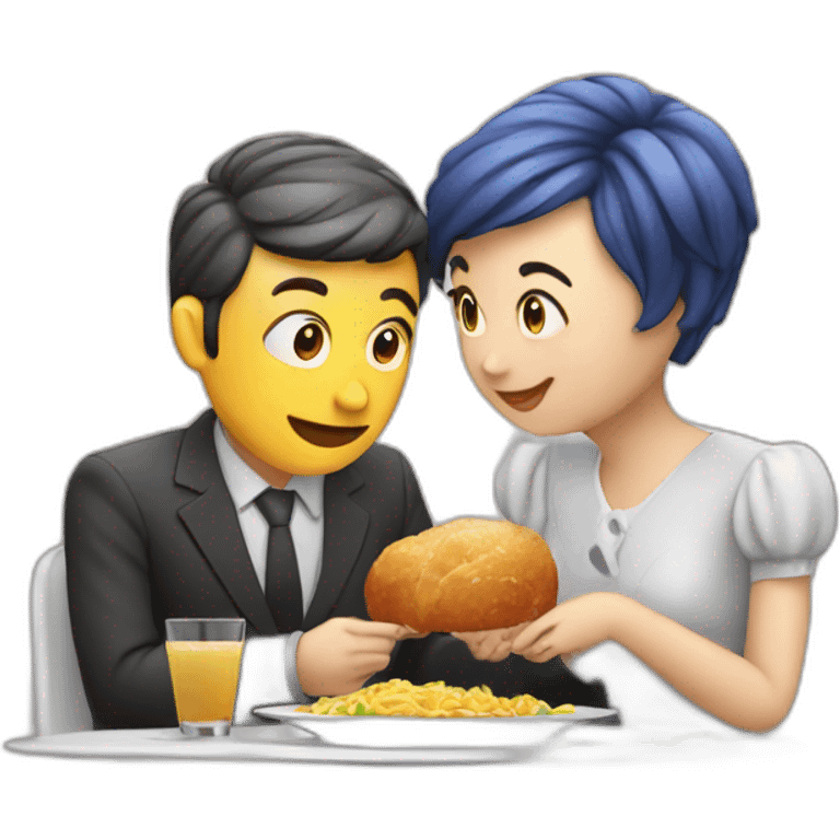 big data dinner date emoji