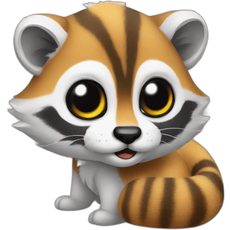 Ring tailed lemer emoji