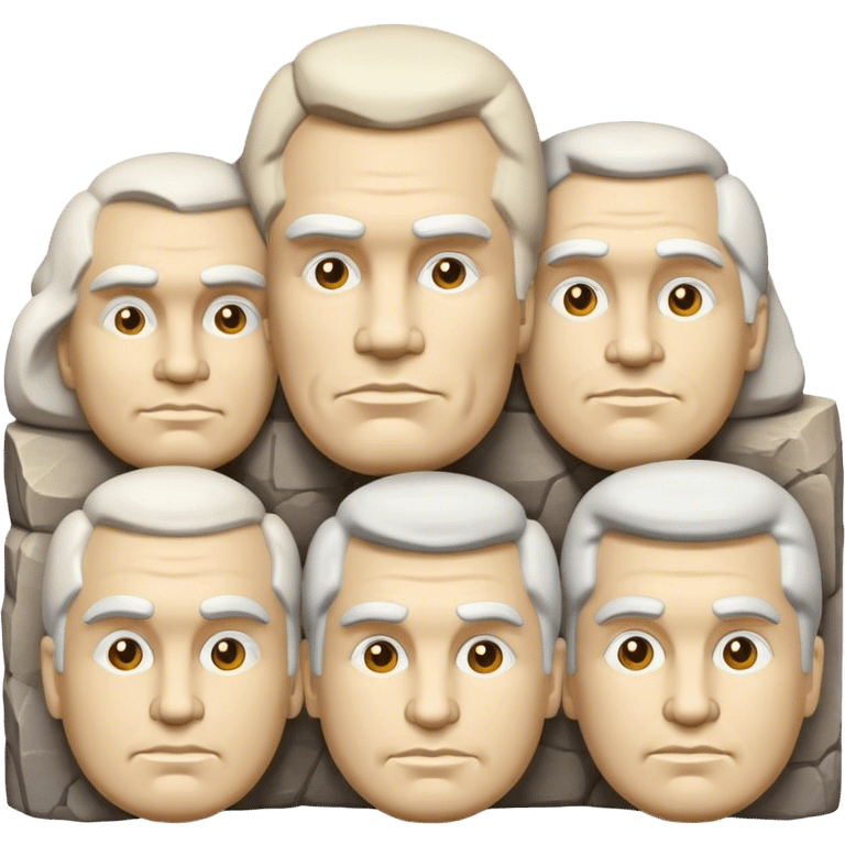 Cinematic Realistic Mount Rushmore Emoji emoji