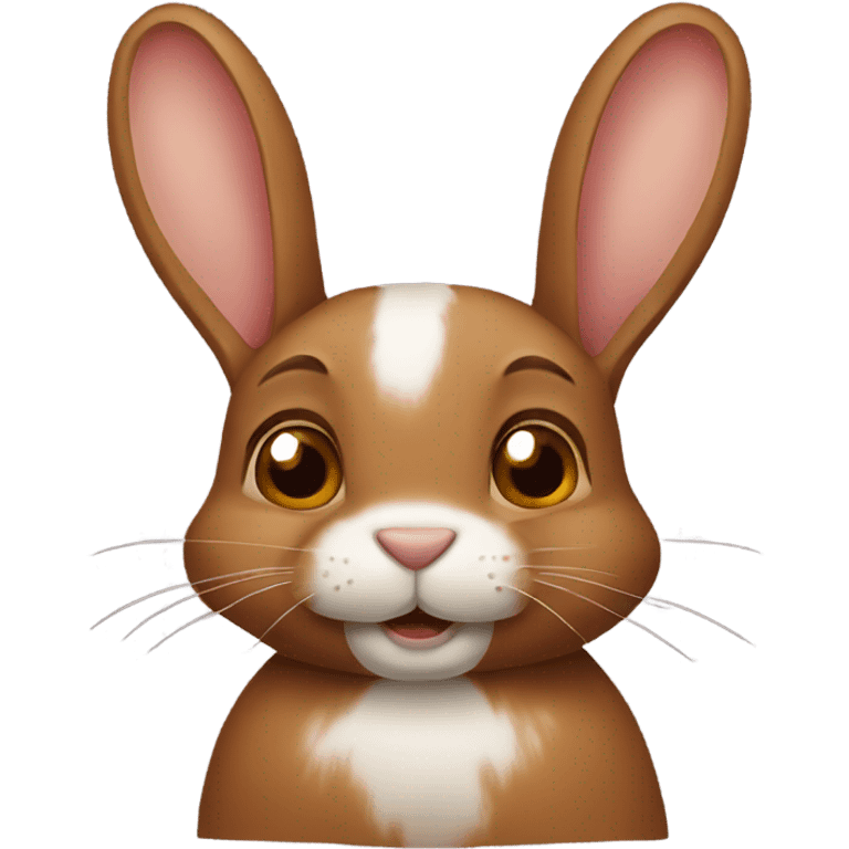 Brown rabbit emoji