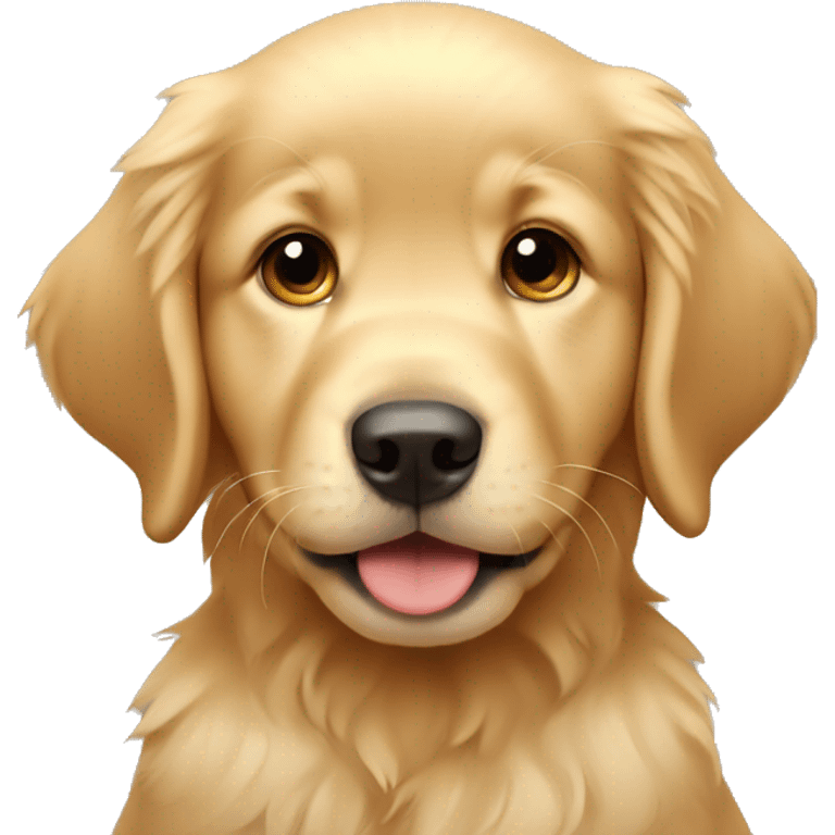 golden retriever puppy emoji