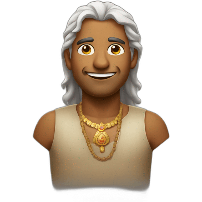 indian man smirking emoji