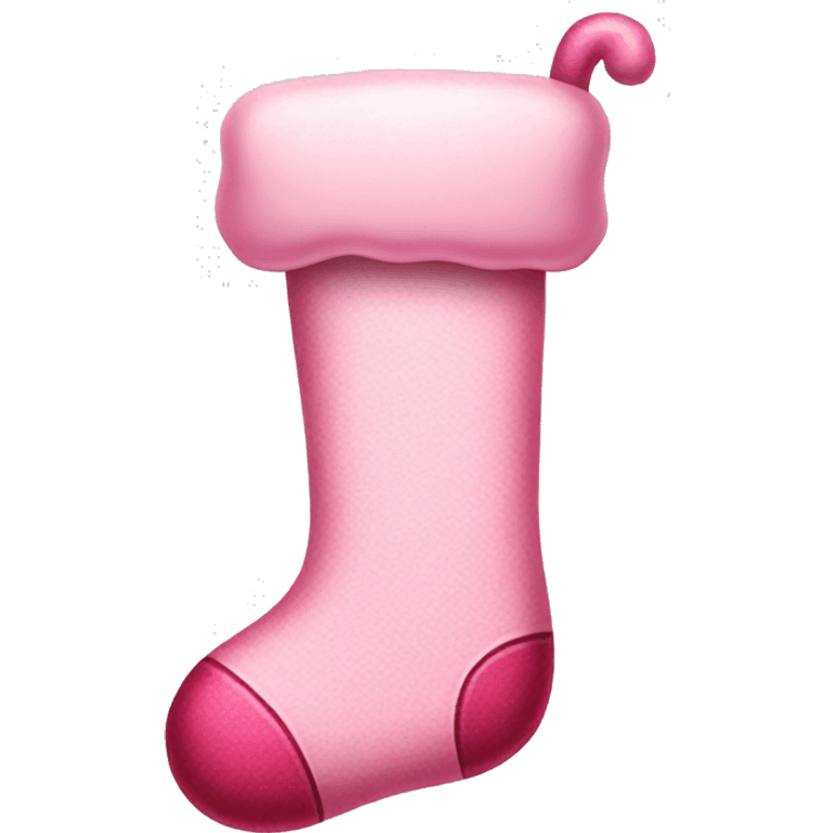 Pink stocking emoji