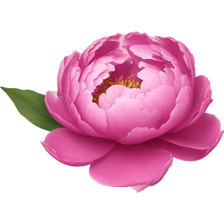 pink peonies emoji