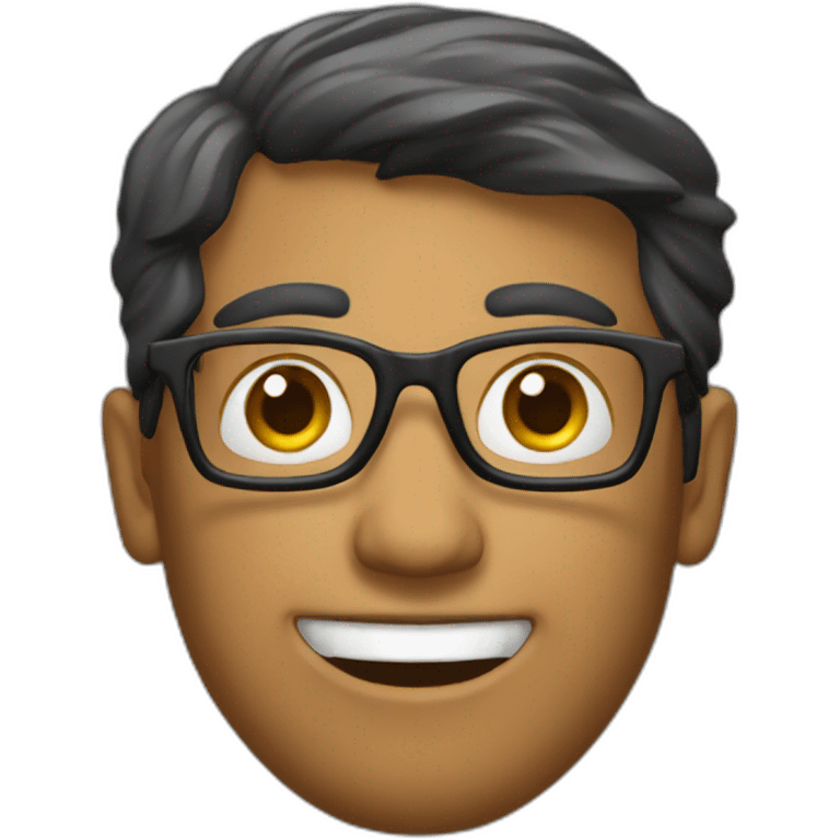 Scrolling nerd emoji