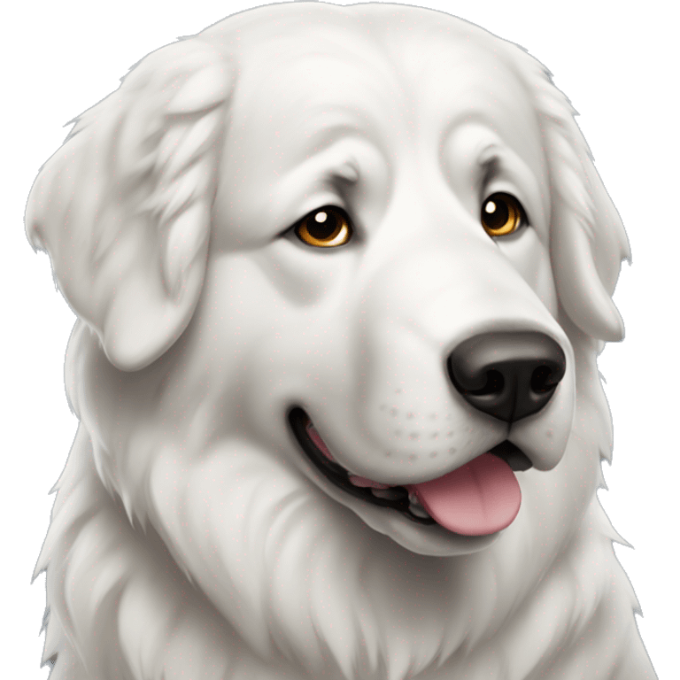 great pyrenees dog emoji