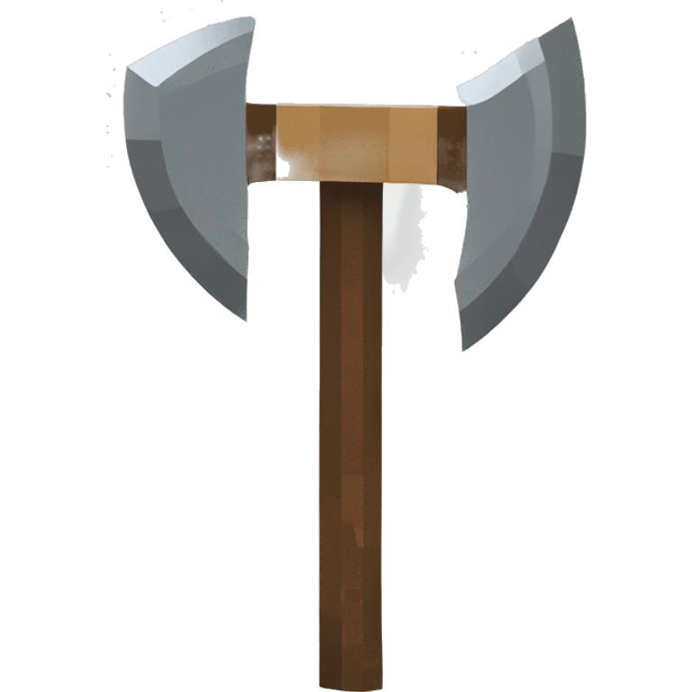 Minecraft pickaxe emoji