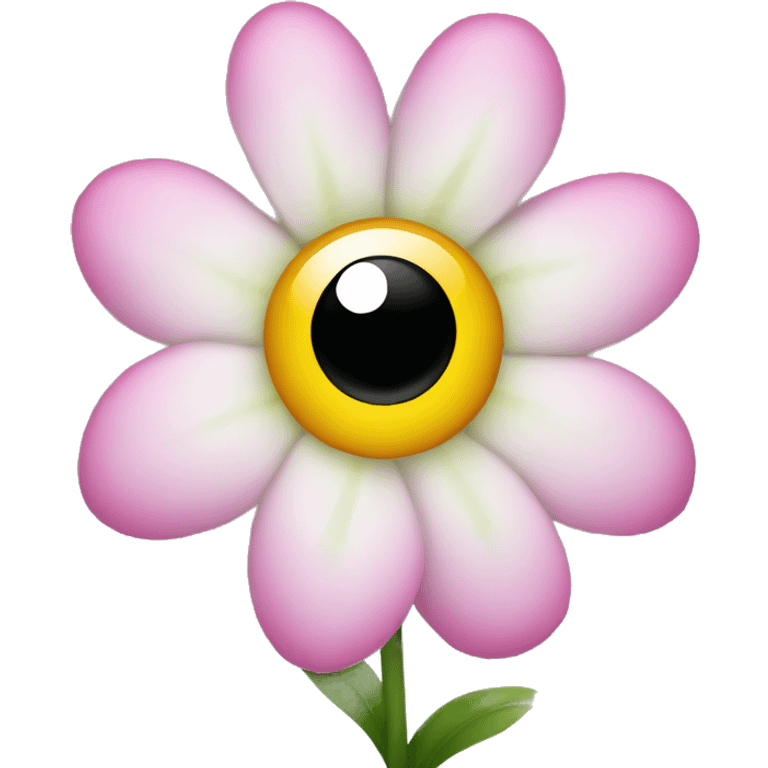 flower with eyes emoji