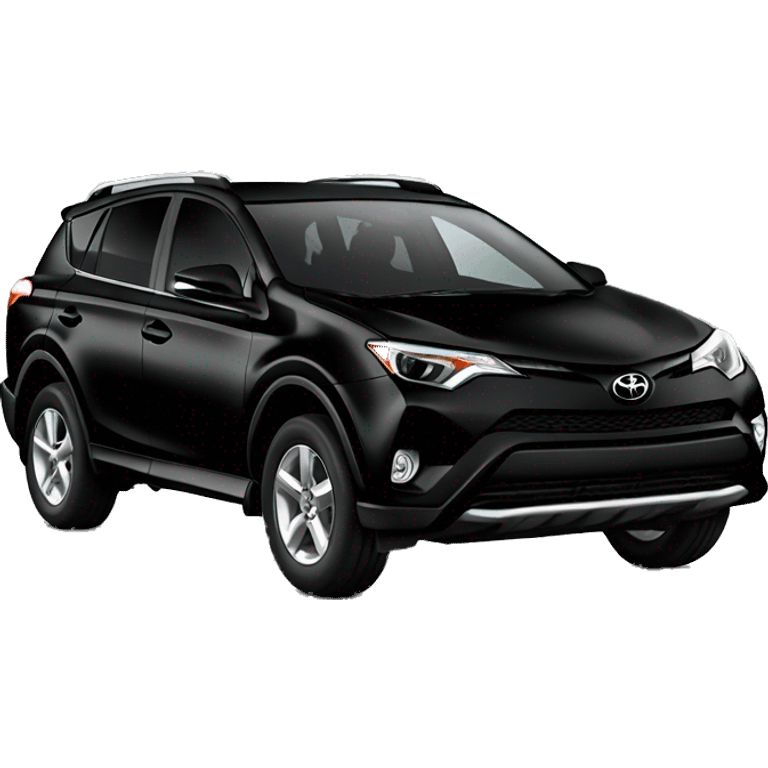 toyota rav4 black car emoji