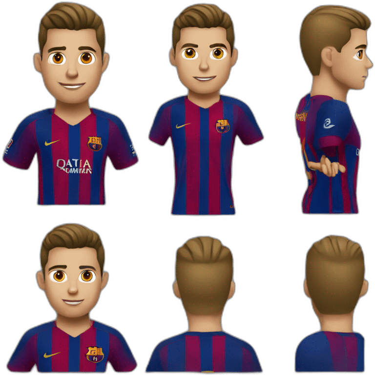 CR7 BARCELONE emoji