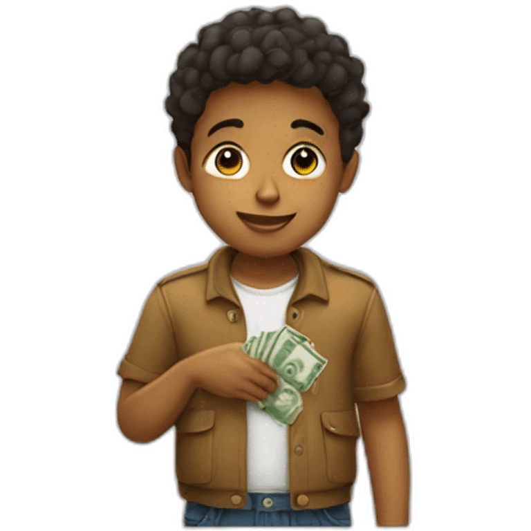 boy who has money  emoji