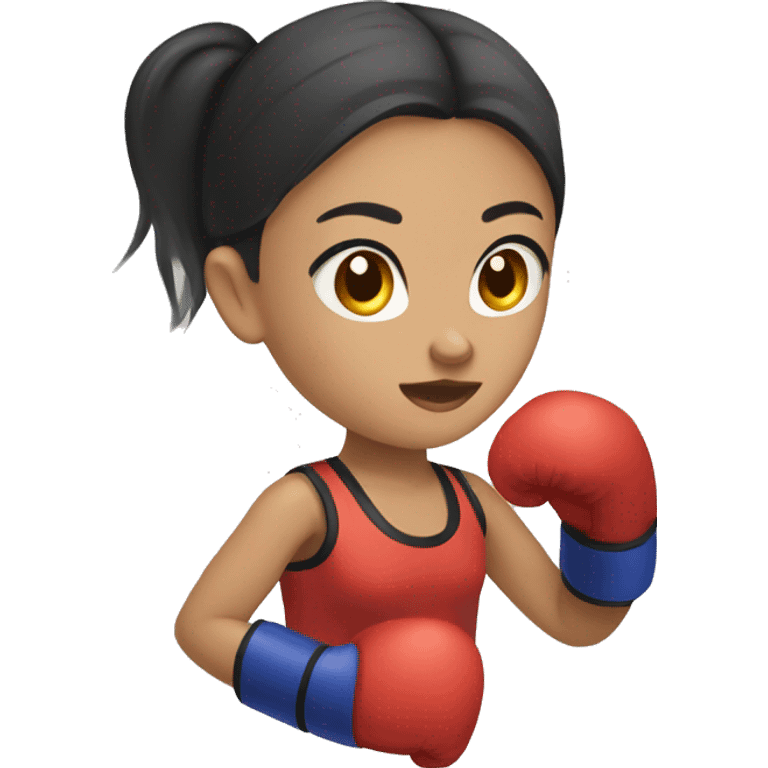 Muay thaï girl  emoji