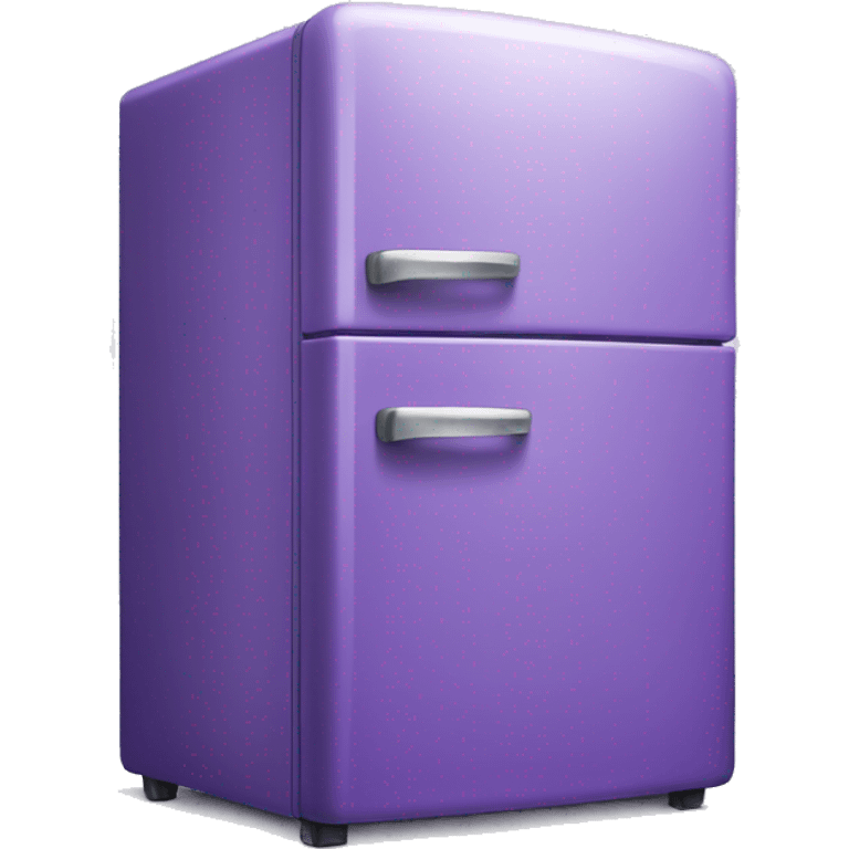 purple refrigerator  emoji