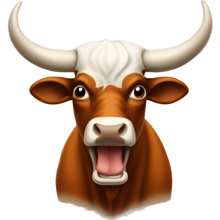 angry bull texas longhorn bevo emoji