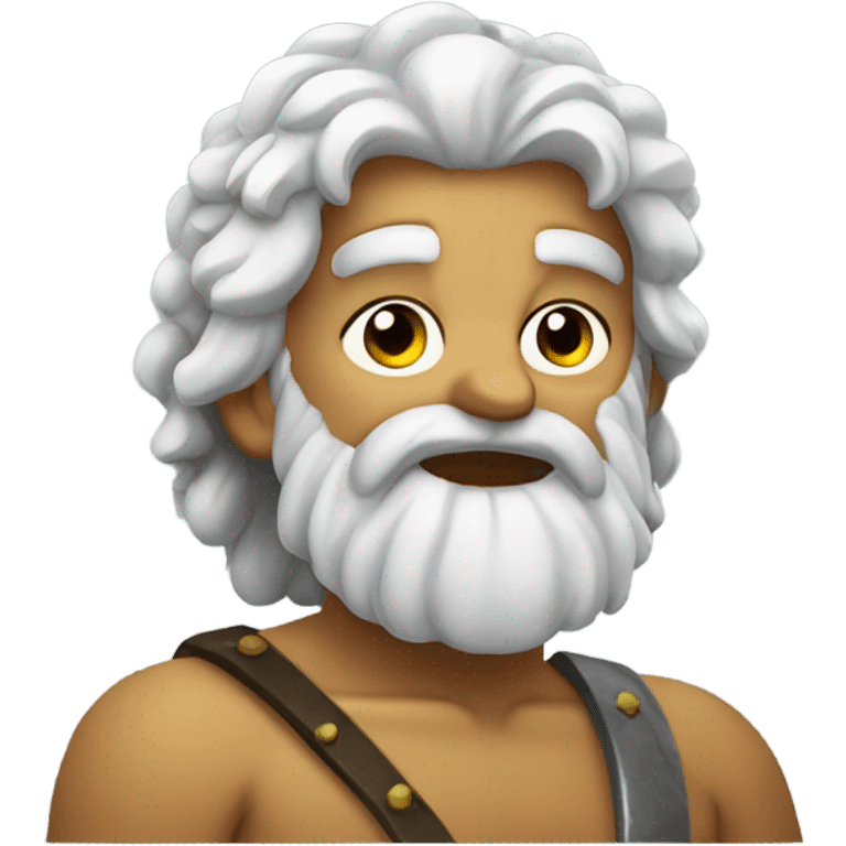 Zeus drinking burbon emoji