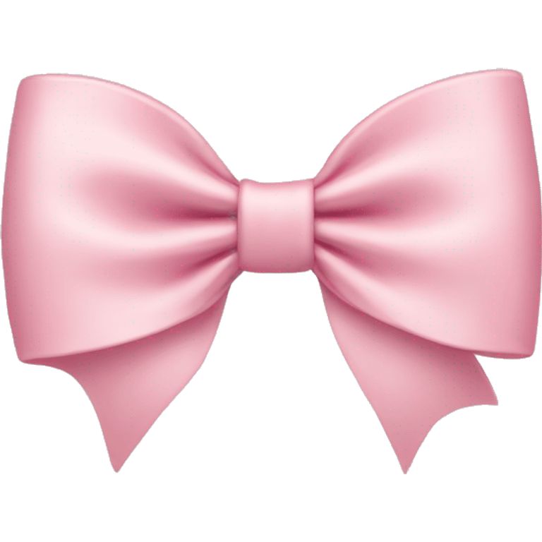 Light pink bows emoji