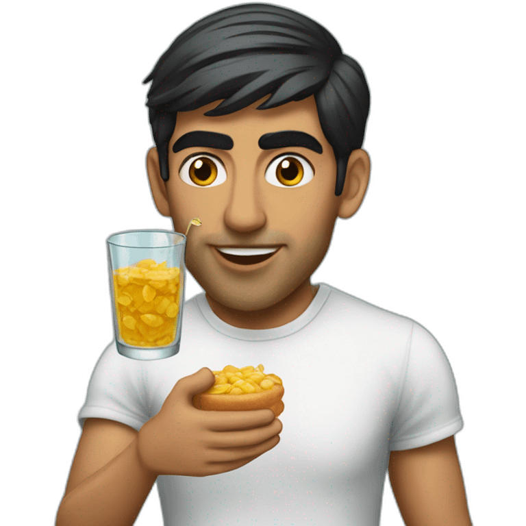 rishi sunak eating glass emoji