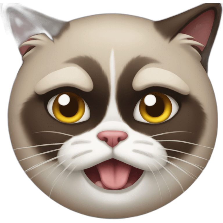 grumpy cat drops halloween emoji