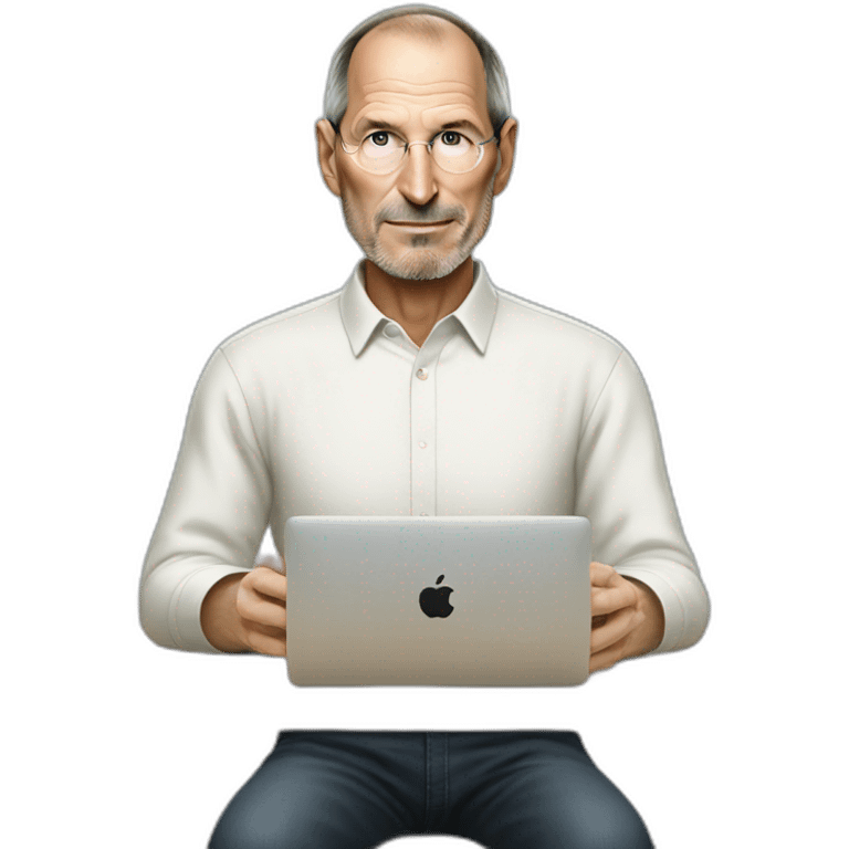 steve jobs in his 60s emoji