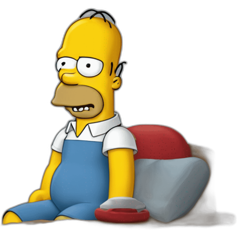 homer simpson red êtes emoji