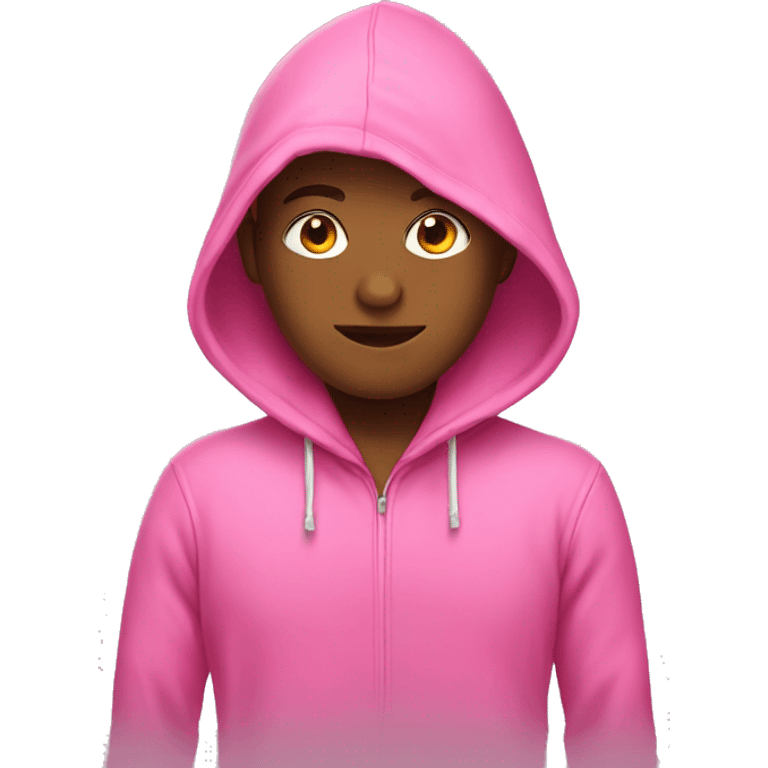 Pink hoodie  emoji