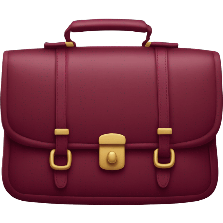 Christmas burgundy bag emoji