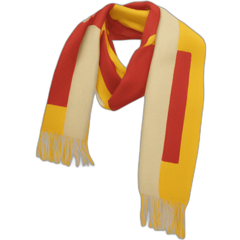 Red and yellow Scout scarf emoji