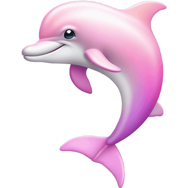 Pastel-pink-colors-dolphin emoji