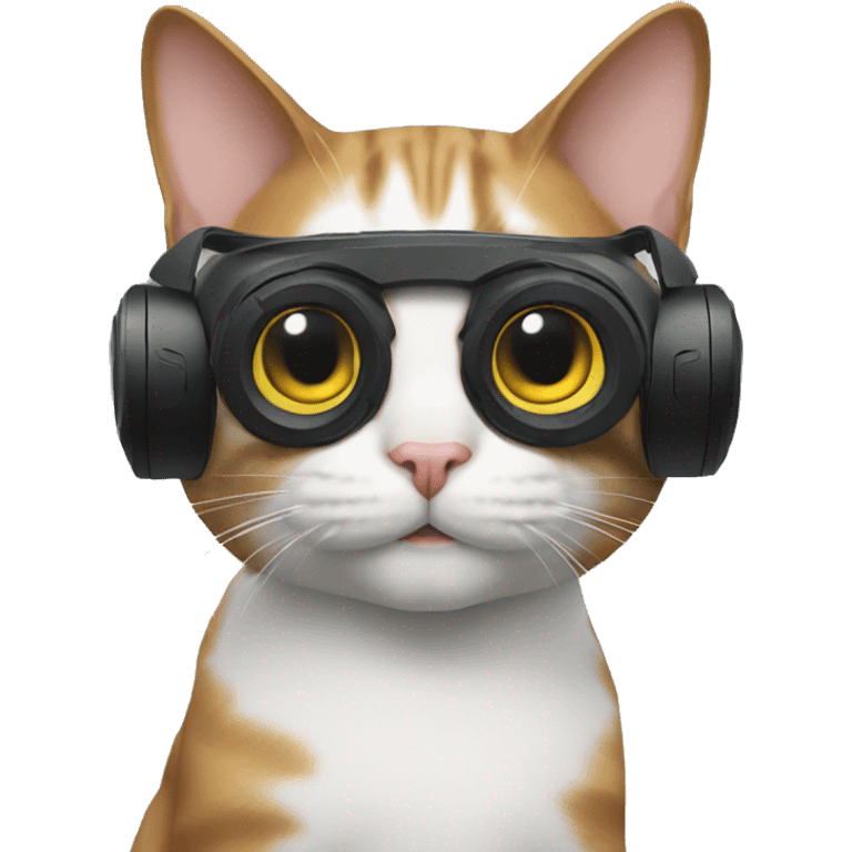 VR cat emoji