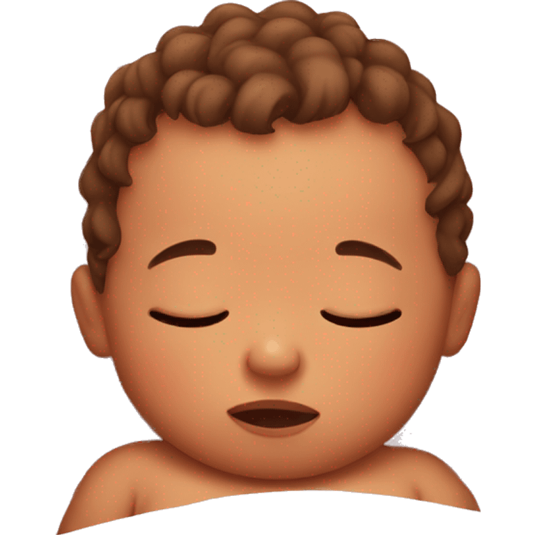 Sleepy baby emoji