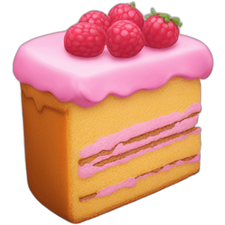 Torta rosa emoji