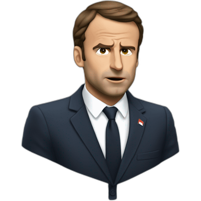 macron qui pleure emoji