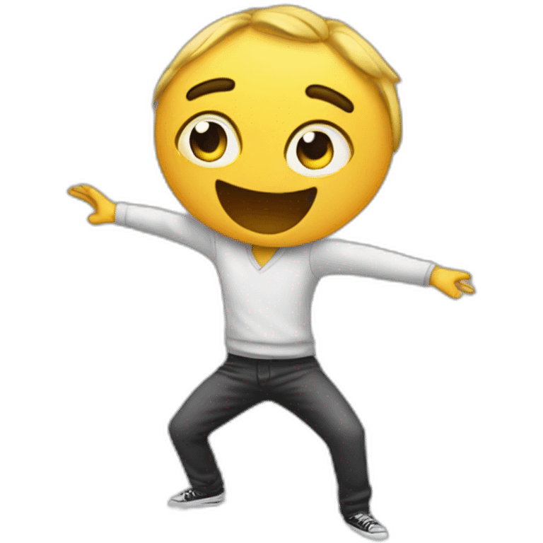 Dab avec bras emoji