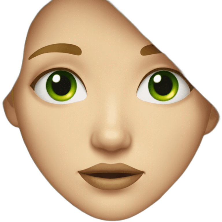 woman with blonde hair and green eyes is crying emoji