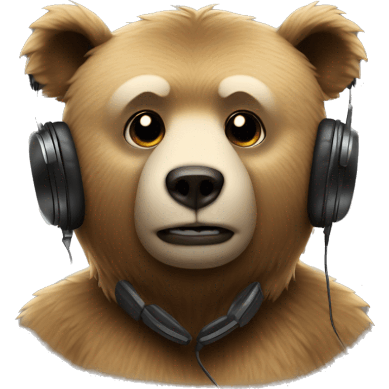 Bear Dj emoji