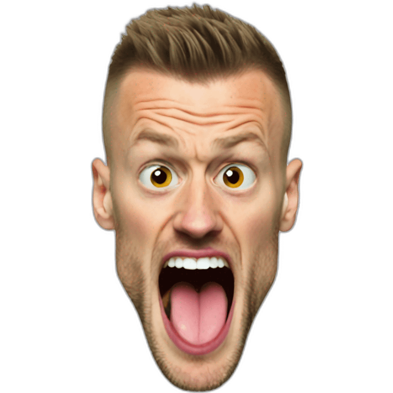 Jamie Vardy tongue emoji