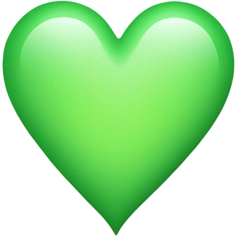 Light green heart emoji