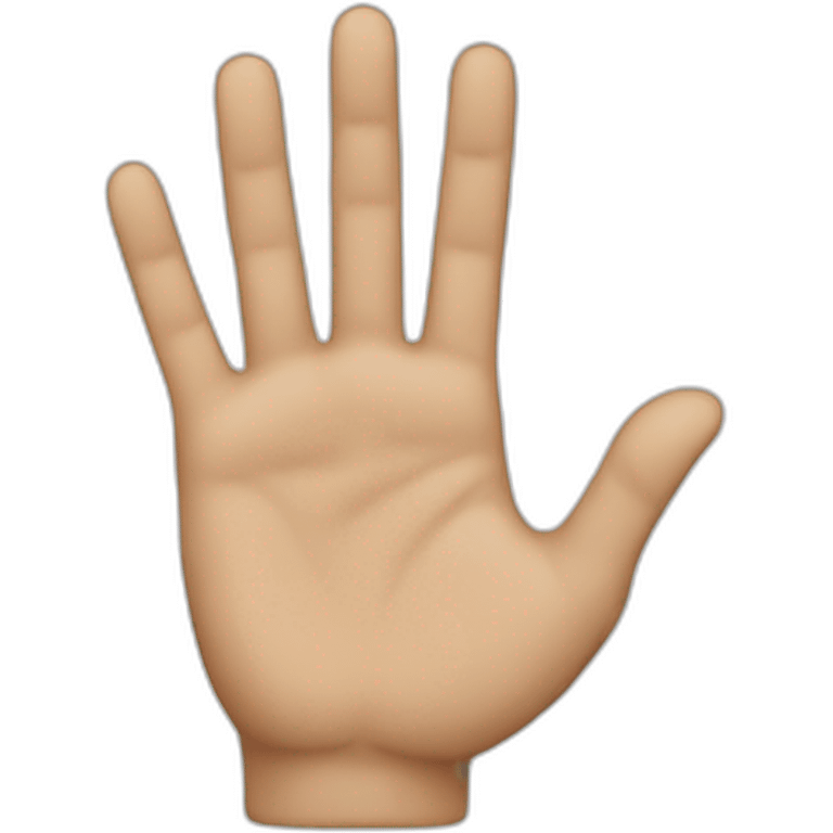 Man hand 2 emoji