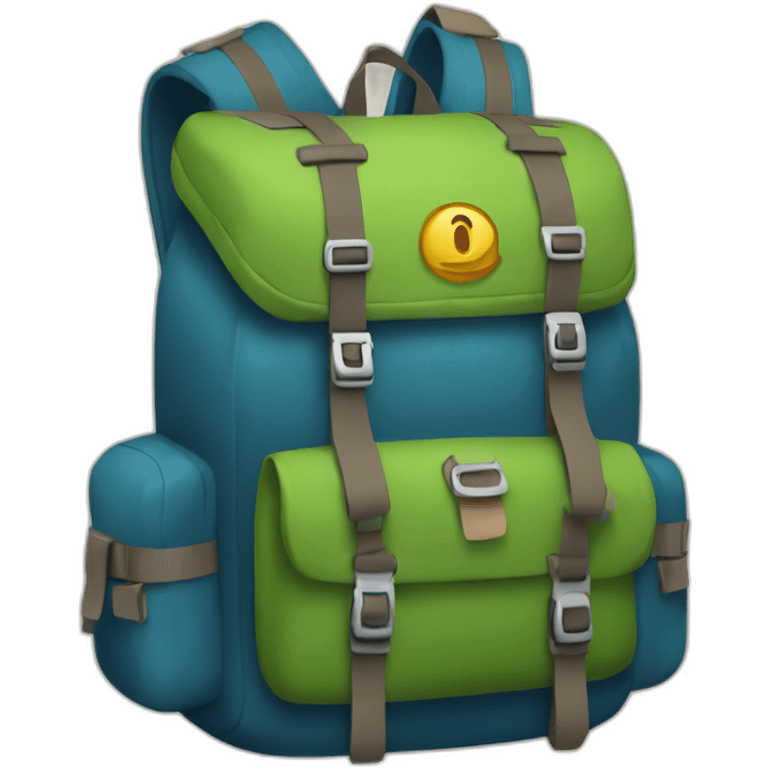 backpacking emoji