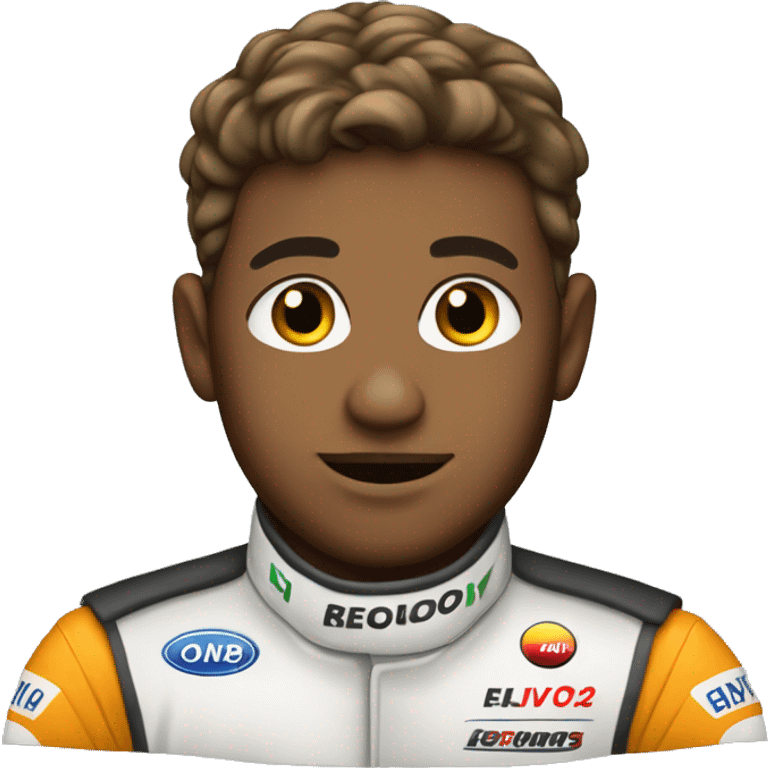 Racecar driver emoji