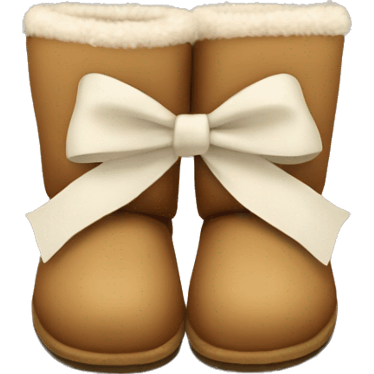 uggs with a bow emoji