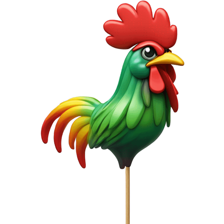 Lollipop cockerel on a stick  emoji