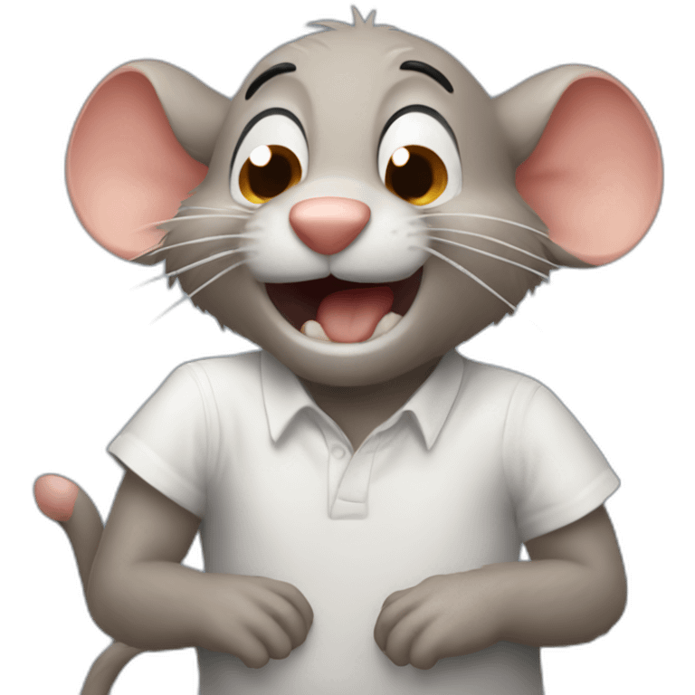 ratón jerry llorando emoji