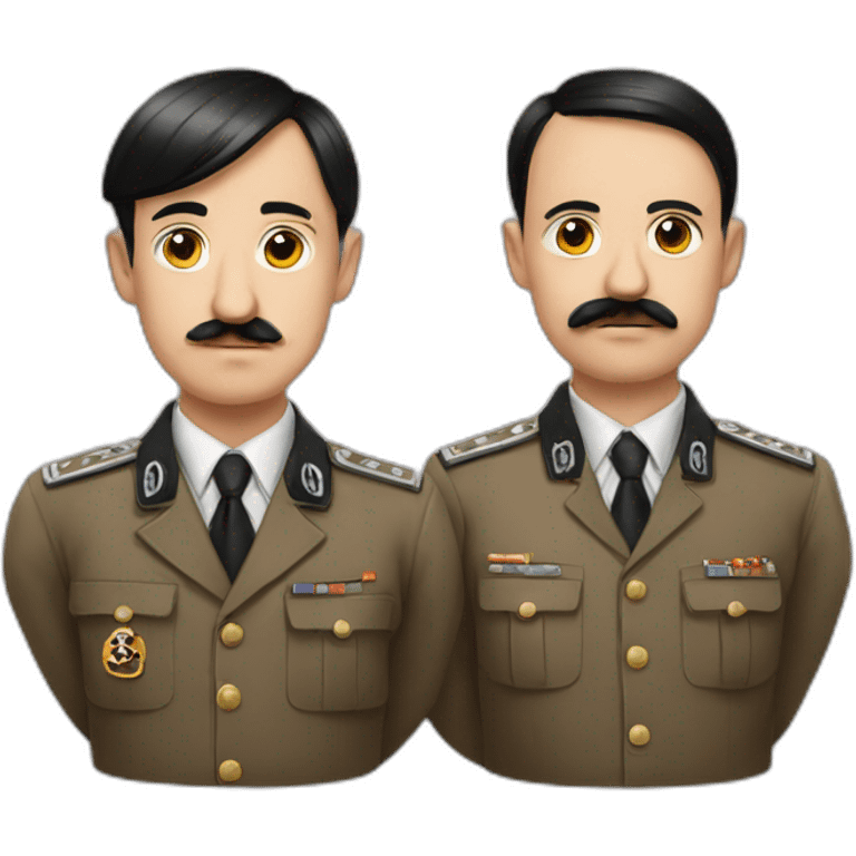 Hitler and his son emoji